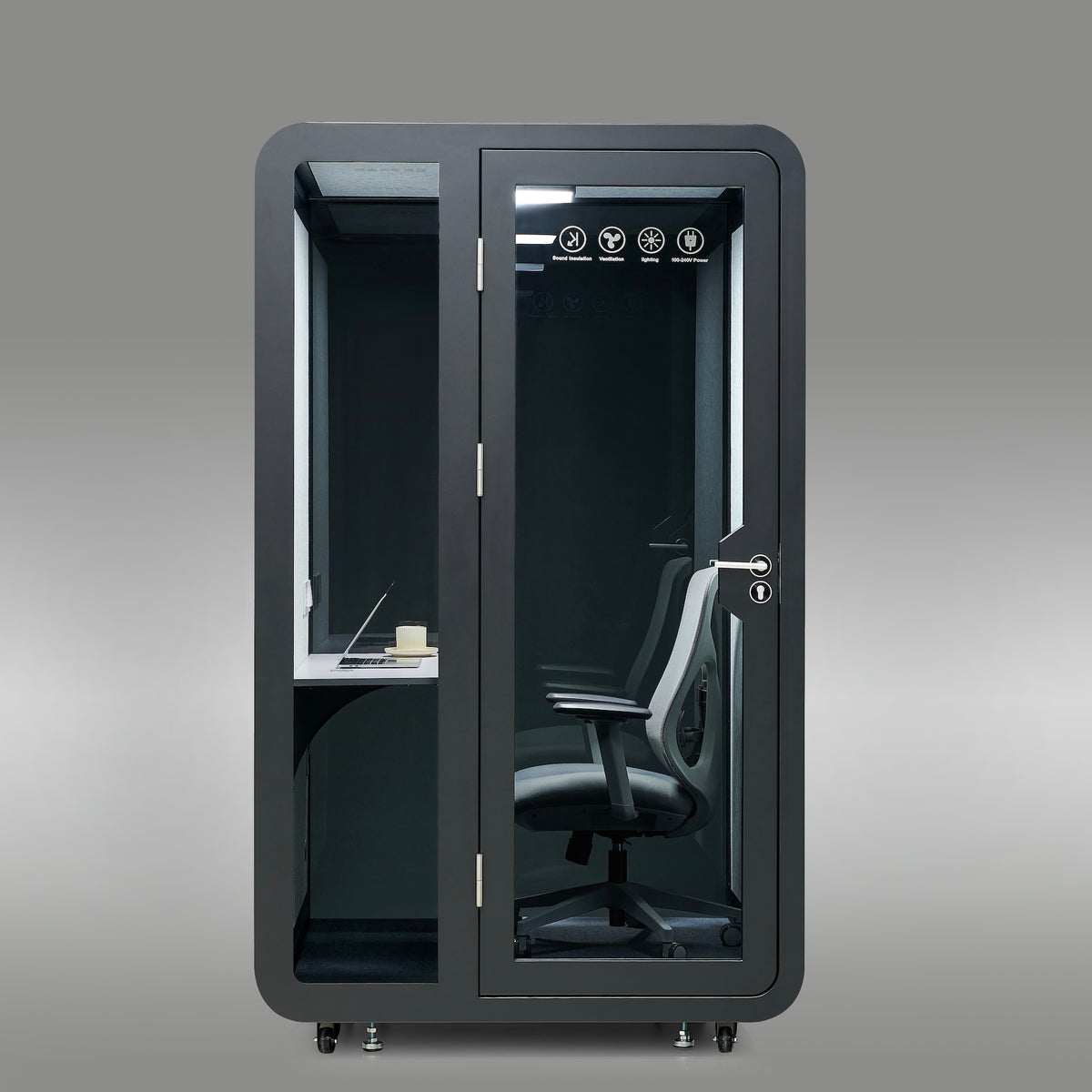 Tall Office Sound Pod – Large Single Person